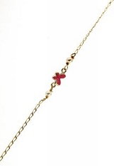 captivating teensy pink gold bracelet for babies and kids